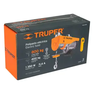 16847 / POLE-800 Polipasto eléctrico de 800 kg, Truper
