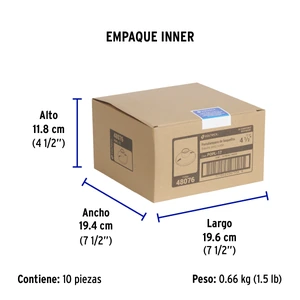 Portalámpara 4-1/2