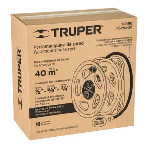 10390 / PORMA-50 Portamanguera de pared, Truper