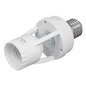 46274 / POSE-360 Portalámpara con sensor de movimiento 360°, Volteck