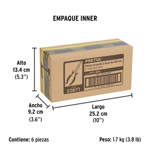 Pinza de punta y corte 8