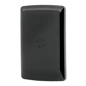 40139 / PPC-IN  Placa ciega, Italiana, color negro, Volteck