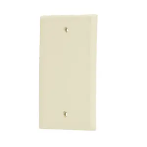 46400 / PPCI-S Placa de ABS ciega, Standard, marfil, Volteck