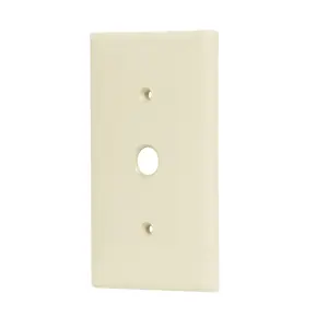 48170 / PPDI-S Placa de ABS para atenuador, Standard, marfil, Volteck