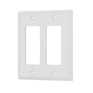 46419 / PPDO-CL Placa 2 ventanas, de policarbonato, línea Classic, Volteck
