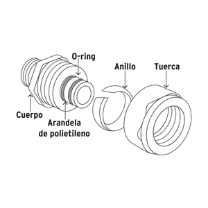 Codo 90° para PEALPE, 3/4