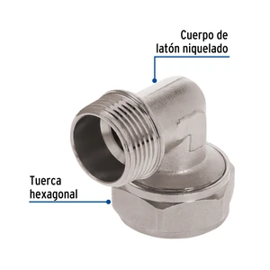 Codo 90° para PEALPE, 3/4