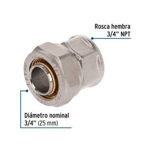 Conector para PEALPE, 3/4