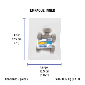 Tee para PEALPE, 3/4