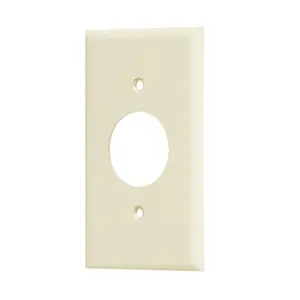 46412 / PPSE-S Volteck Placa de ABS para contacto redondo, Standard, marfil