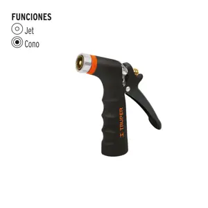 18475 / PR-201 Truper Pistola para riego de 2 funciones metálica con recubrimiento