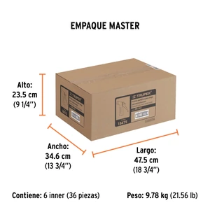 Truper Pistola para riego de 2 funciones metálica con recubrimiento