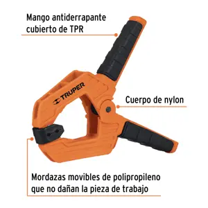 Truper Prensa de resorte de 4