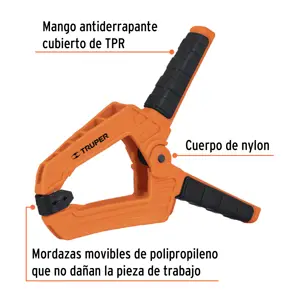 Truper Prensa de resorte de 6
