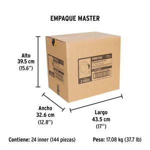 Flexómetro amarillo 3 m cinta 13 mm, en tarjeta, PRETUL