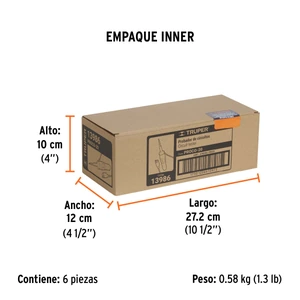 Probador de circuitos de corriente directa 20 cm, Truper