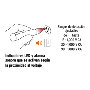 Kit de probadores sin contacto y para tomacorrientes, TRUPER