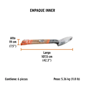 Pala redonda Classic, puño 
