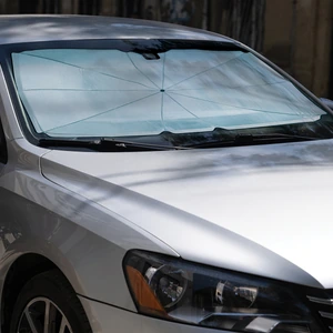 Parasol plegable de 135 cm para auto, Truper