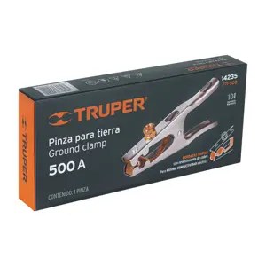 14235 / PTI-500 Pinza para tierra de 500 A, Truper
