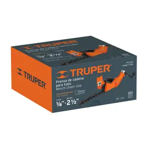17704 / PTU-25C Truper Prensa de cadena para tubo 2-1/2