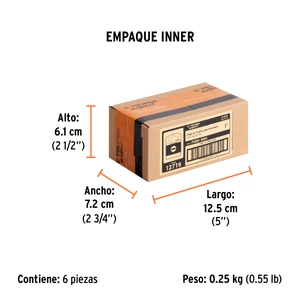 Juego de 5 puntas planas combinadas largo 1