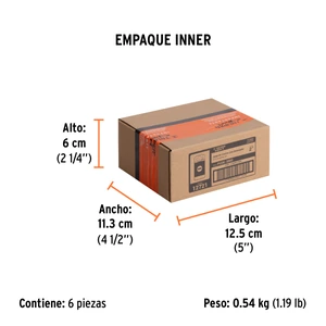 Juego de 5 puntas planas combinadas largo 2