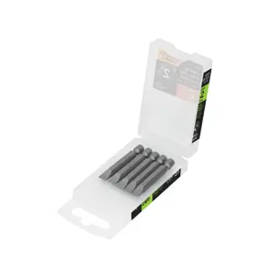 12173 / PUDE-3228 Estuche con 5 puntas planas de 9/32