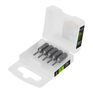 12186 / PUDE-5106 Estuche con 5 puntas torx T6 largo 1