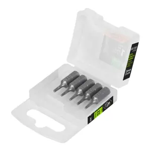 Estuche con 5 puntas torx T7 largo 1