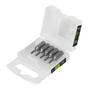 Estuche con 5 puntas torx T8 largo 1