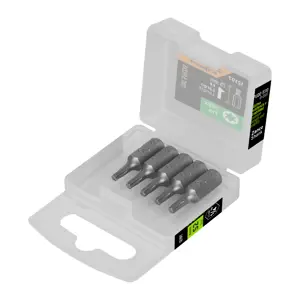 12197 / PUDE-5110 Estuche con 5 puntas torx T10 largo 1