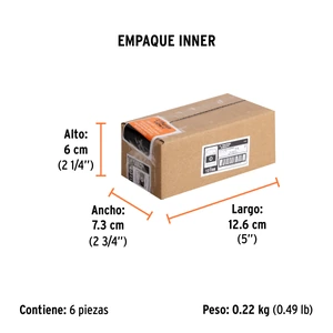 Estuche con 5 puntas torx T15 largo 1