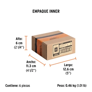 Estuche con 5 puntas torx T9 largo 2