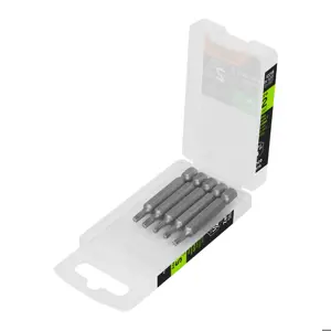 12215 / PUDE-5215 Estuche con 5 puntas torx T15 largo 2