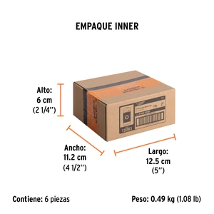 Estuche con 5 puntas torx T30 largo 2