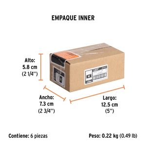 Estuche con 5 puntas torx T15 con seguro largo 1