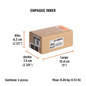 Estuche con 5 puntas torx T27 con seguro largo 1