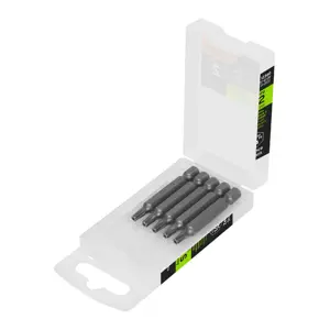 12360 / PUDE-6220 Estuche con 5 puntas torx T20 con seguro largo 2
