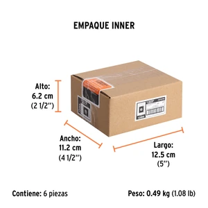 Estuche con 5 puntas torx T27 con seguro largo 2