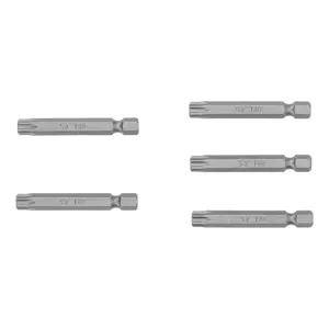 12485 / PUDE-6240 Estuche con 5 puntas torx T40 con seguro largo 2