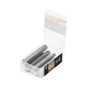 12715 / PUDE-8204 Estuche con 4 puntas brístol combinadas largo 3