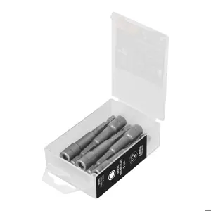 12945 / PUDE-9005 Estuche con 5 dados magnéticos de 5 mm largo 2-1/2