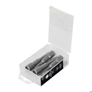 12946 / PUDE-9006 Estuche con 5 dados magnéticos de 6 mm largo 2-1/2