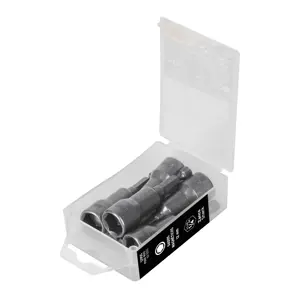 12955 / PUDE-9012 Estuche con 5 dados magnéticos de 12 mm largo 2-1/2