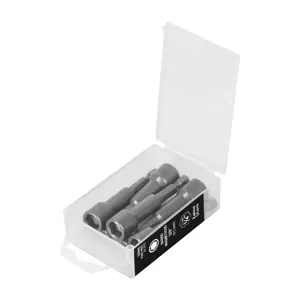 12940 / PUDE-9027 Estuche con 5 dados magnéticos de 3/8
