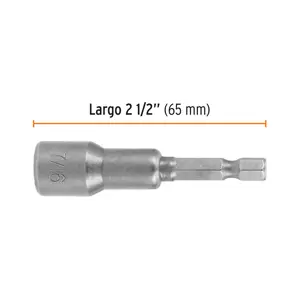 Estuche con 5 dados magnéticos de 7/16