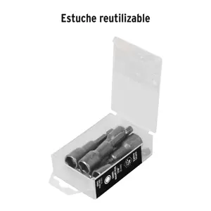Estuche con 5 dados magnéticos de 7/16