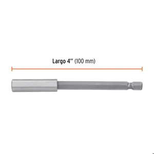 Estuche con 5 extensiones de 100 mm magnéticas, Expert