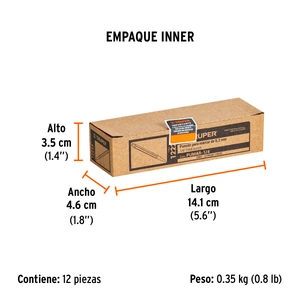 Punzón 1/4